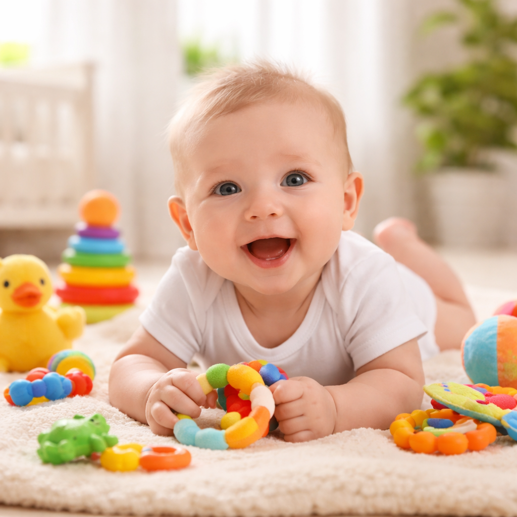 4-Month-Old Baby Development