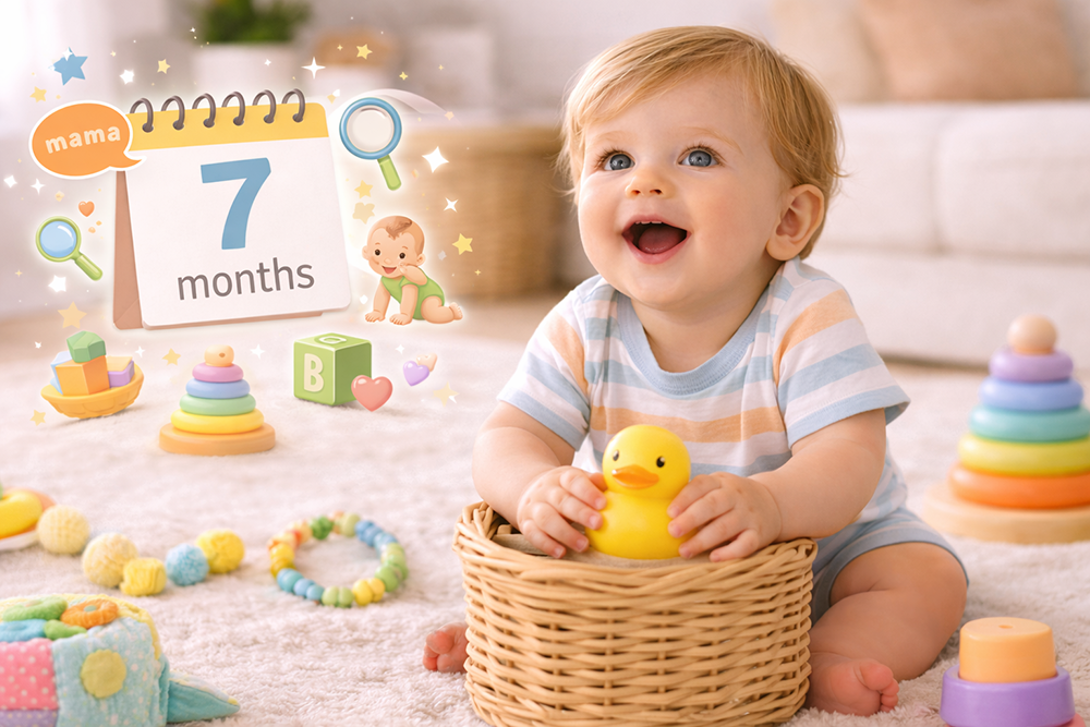 7-Month-Old Baby Development