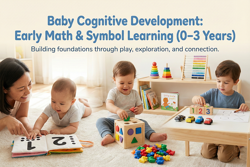 Baby Cognitive Development: Early Math & Symbol Learning (0–3 Years)