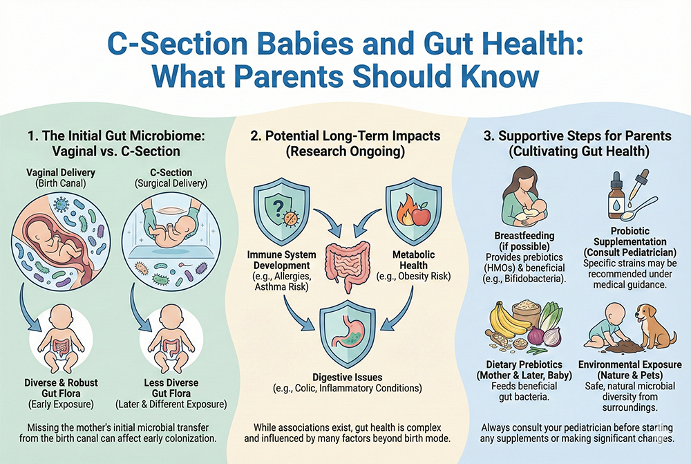 C-Section Babies and Gut Health: What Parents Should Know