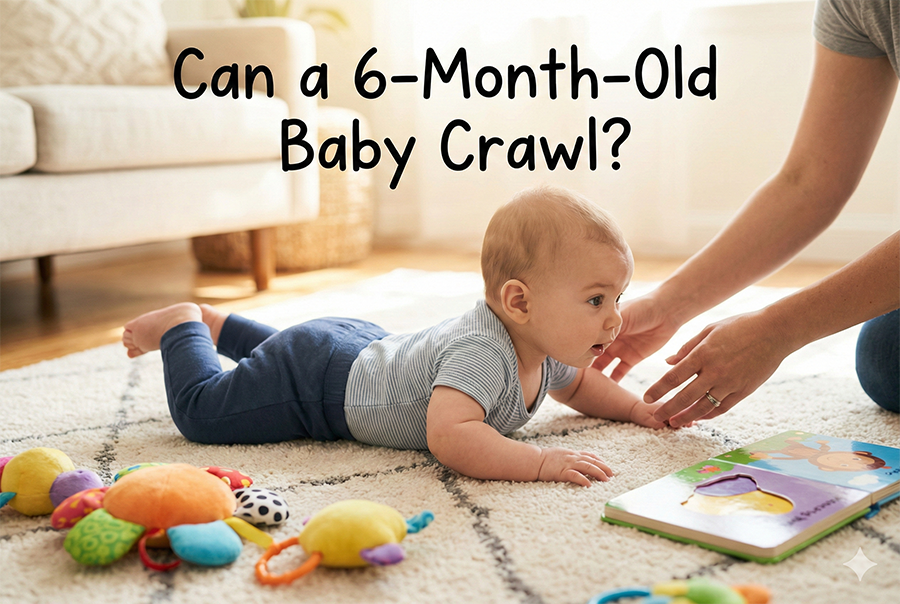 Can a 6-Month-Old Baby Crawl?