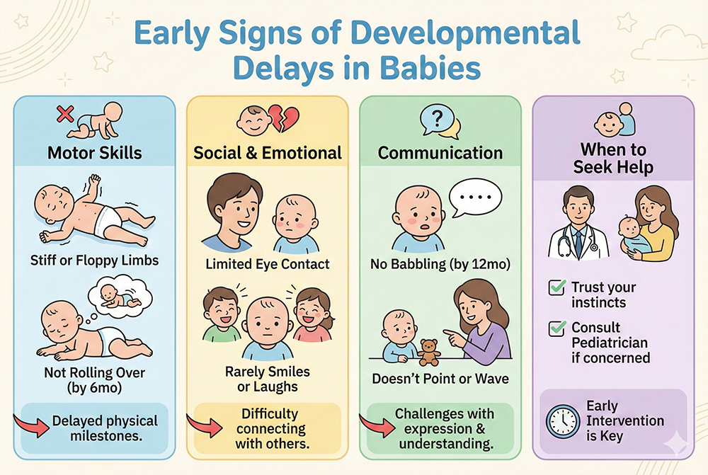 Early Signs of Developmental Delays in Babies: Milestones Parents Should Watch