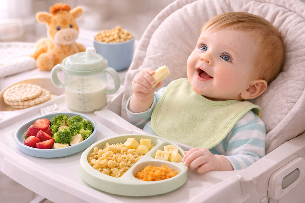 How Often Should a 8-Month-Old Baby Be Fed?