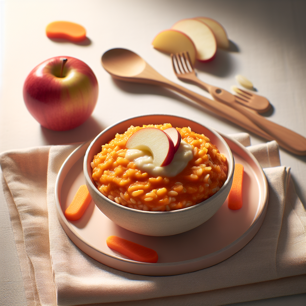 Apple Carrot Rice Purée