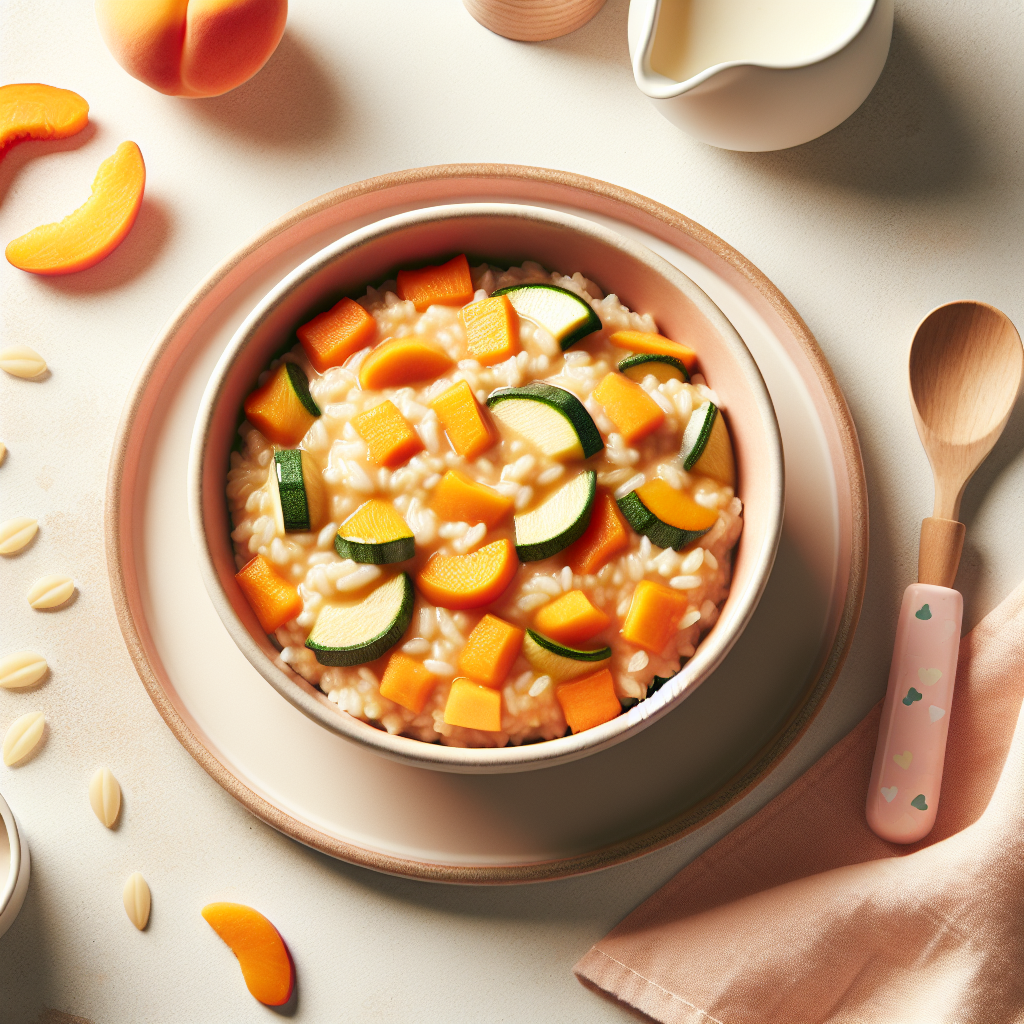 Apricot Zucchini Rice Mash