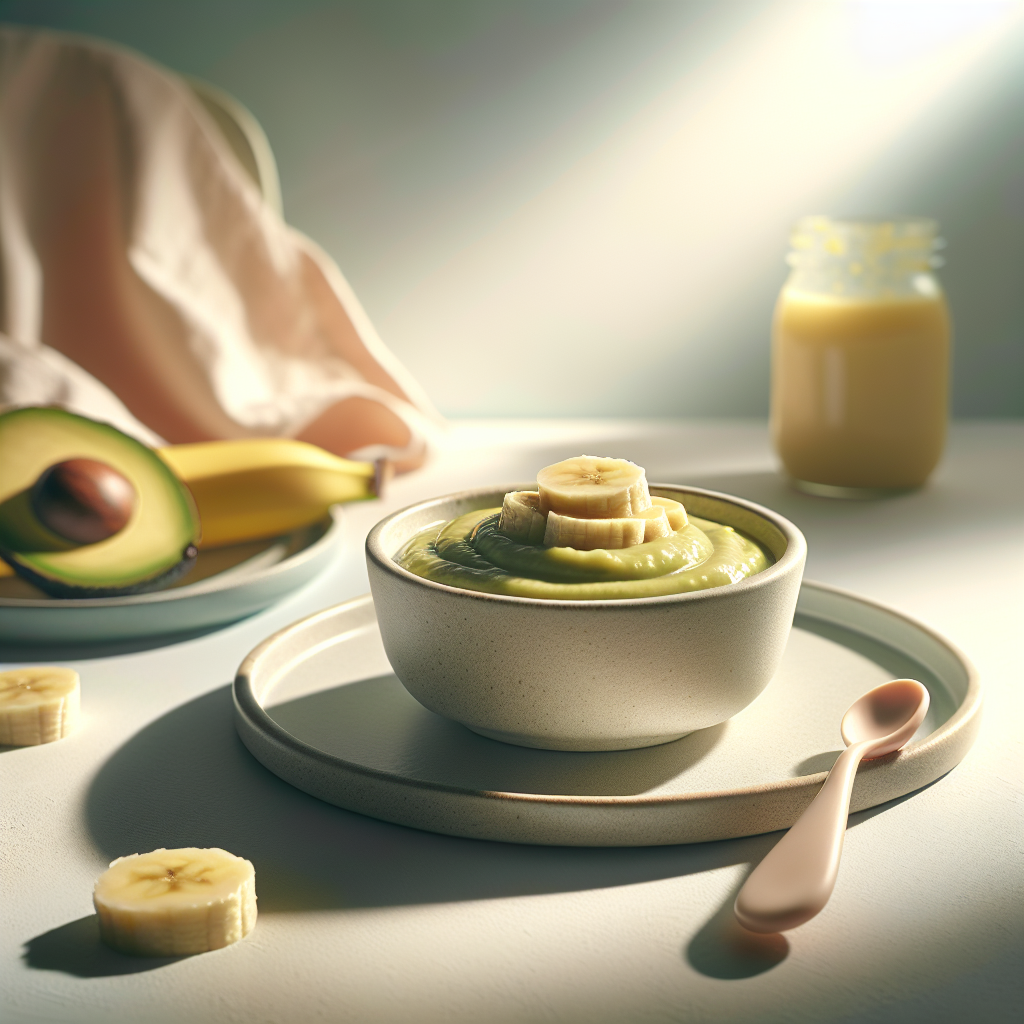 Avocado Banana Purée