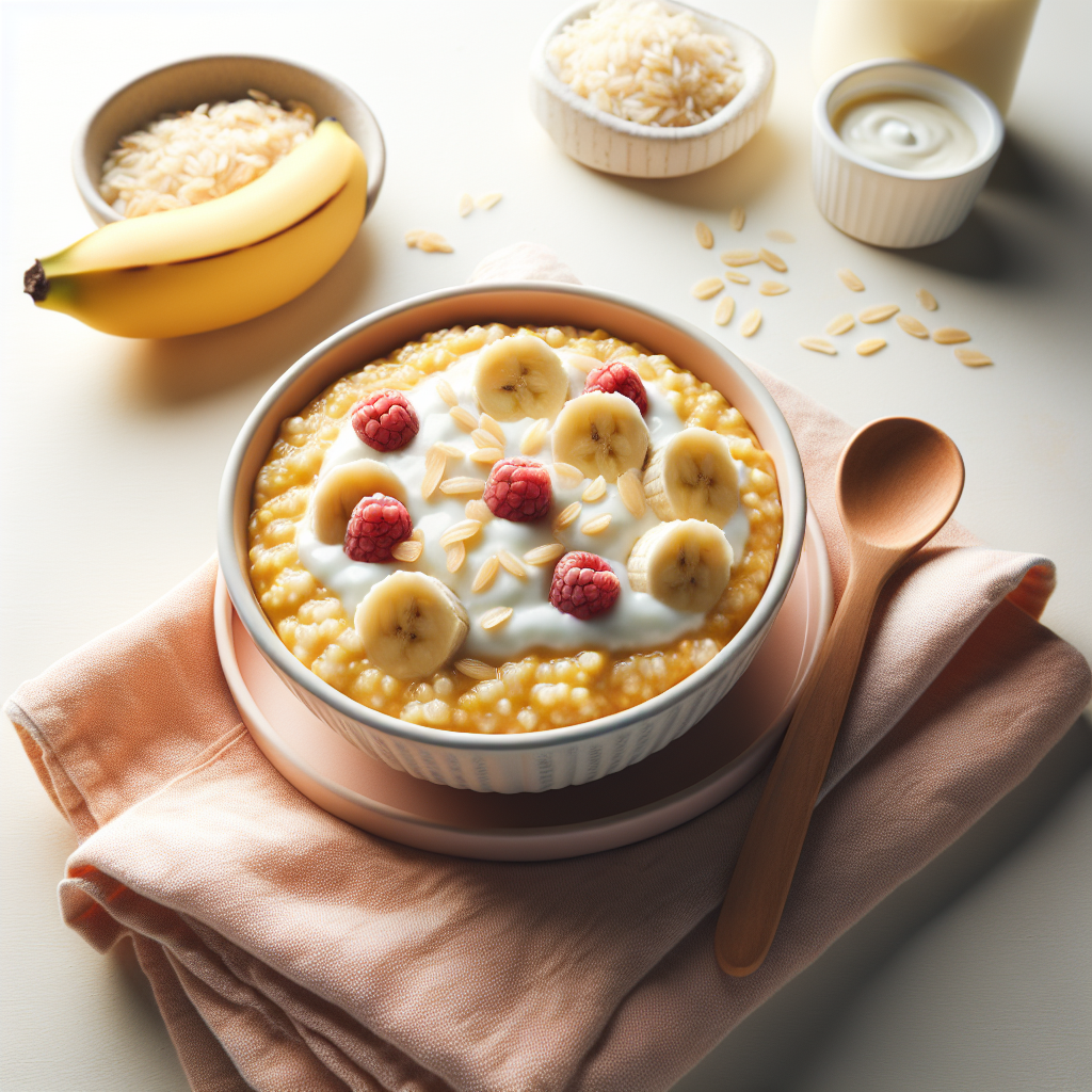 Banana Rice Yogurt Purée