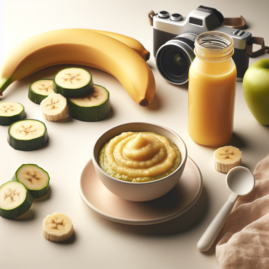 Banana Zucchini Purée