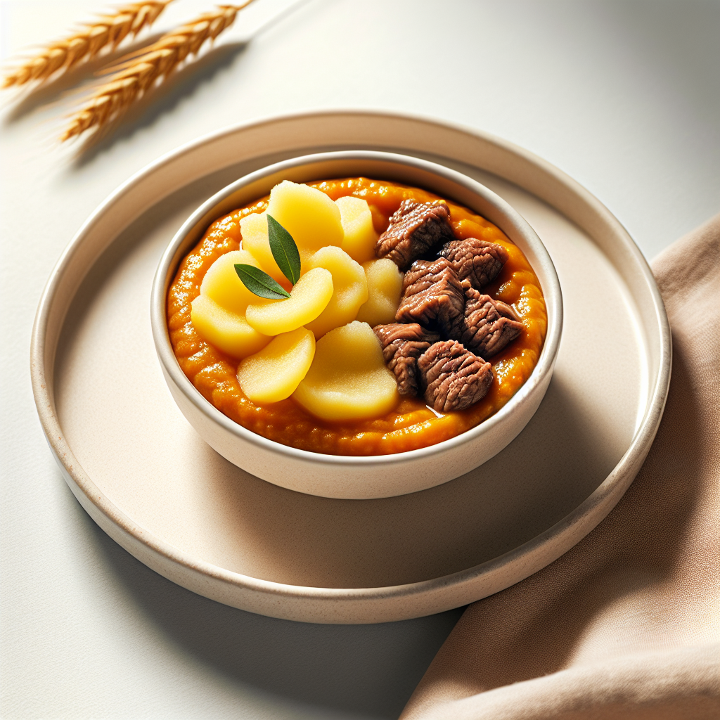 Beef Barley Potato Purée