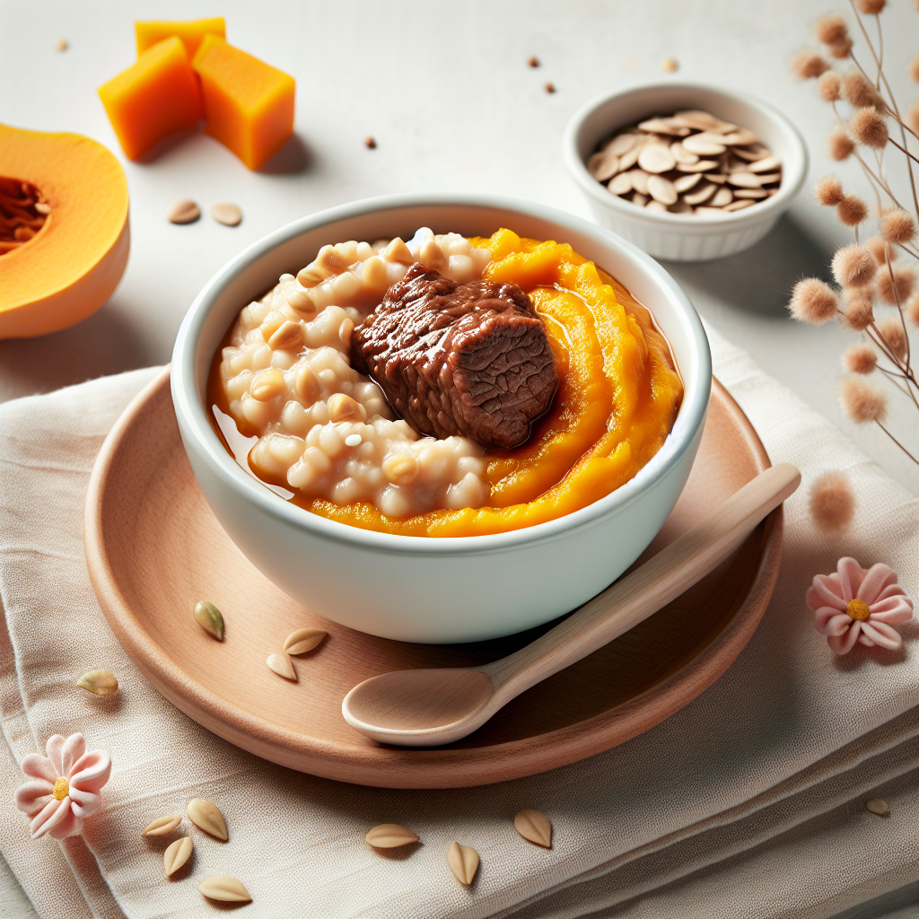 Beef Barley Pumpkin Purée