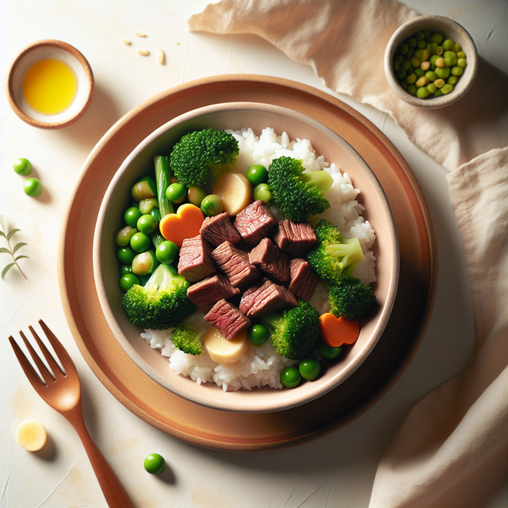 Beef Broccoli Veggie Rice