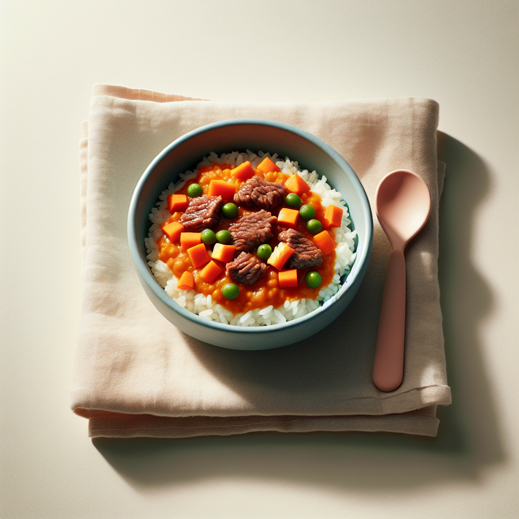 Beef Carrot Rice Purée