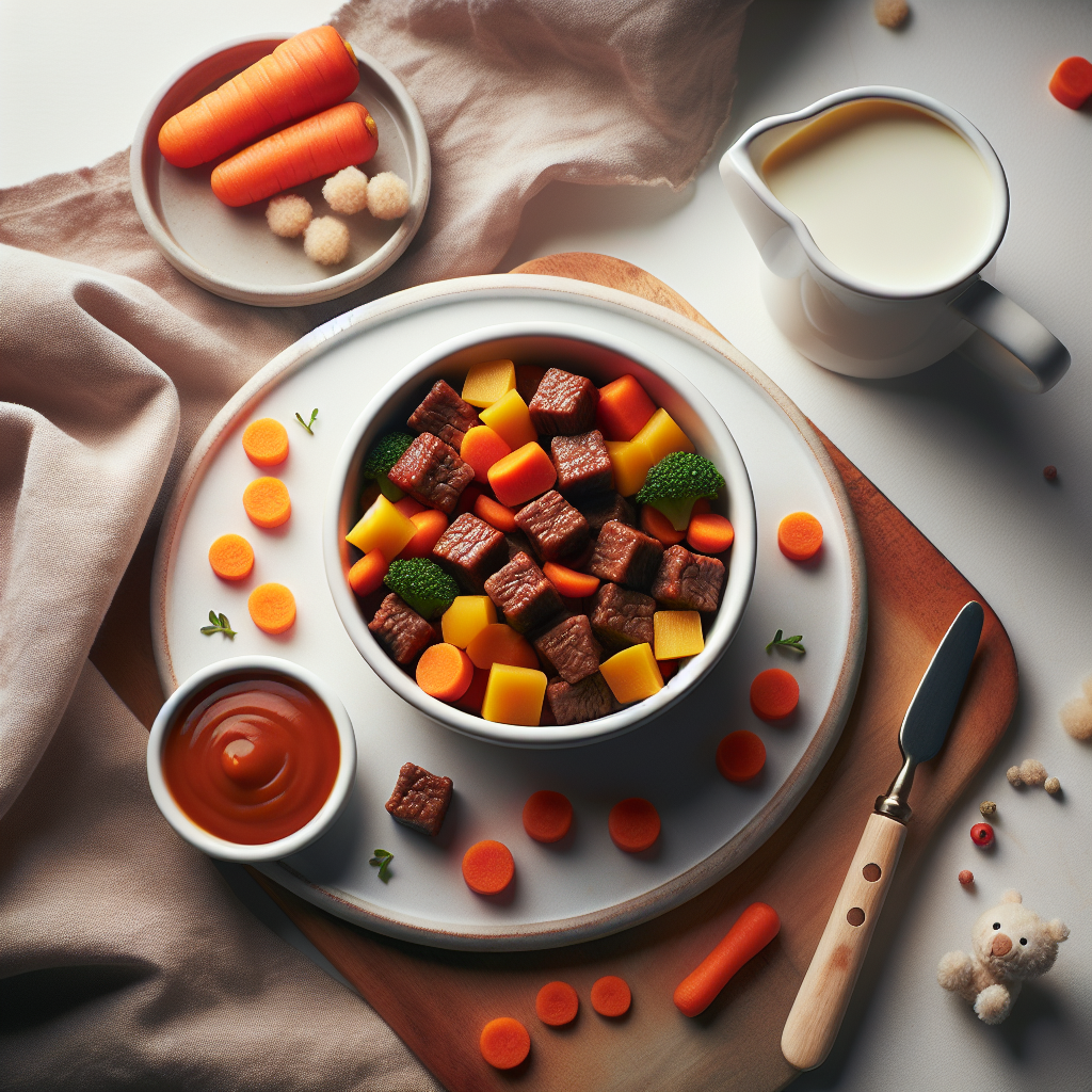 Beef Carrot Veggie Cubes