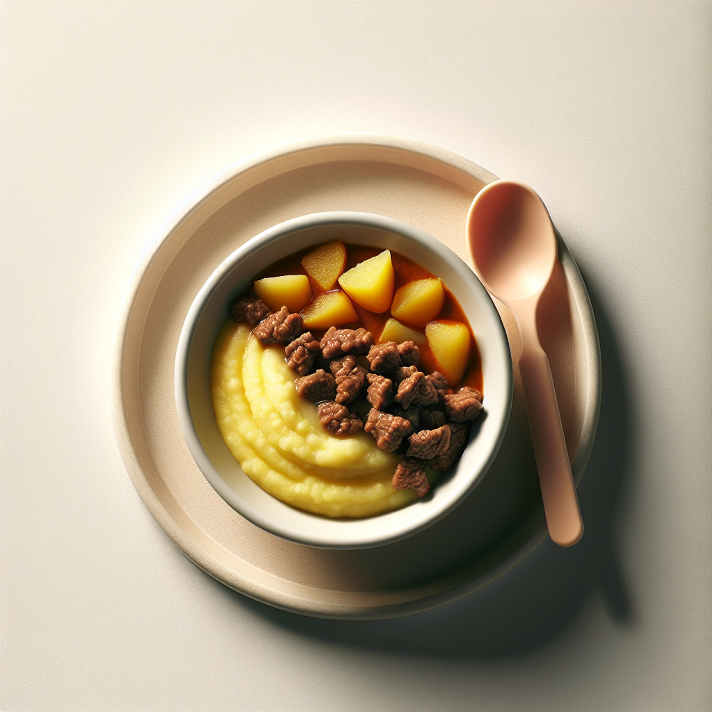 Beef Couscous Potato Purée