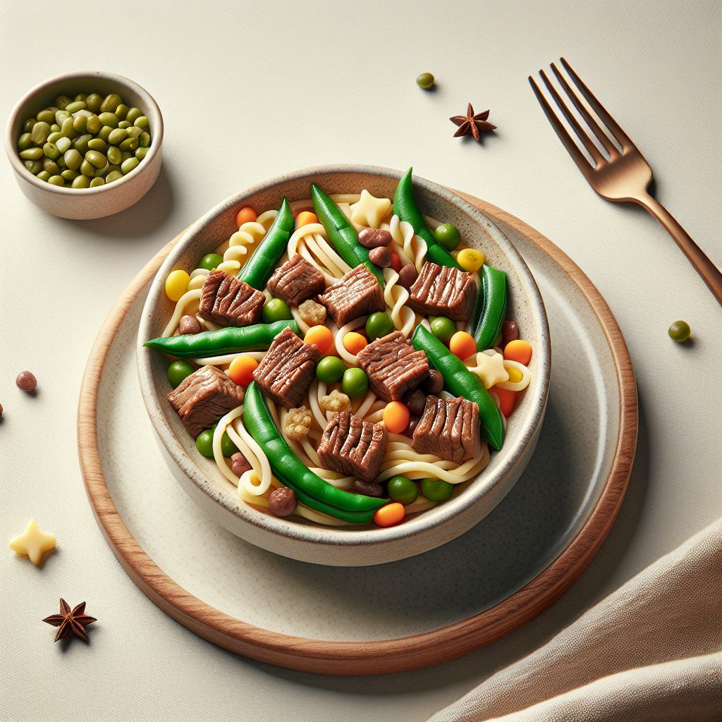 Beef Green Bean Lentil Veggie Pasta