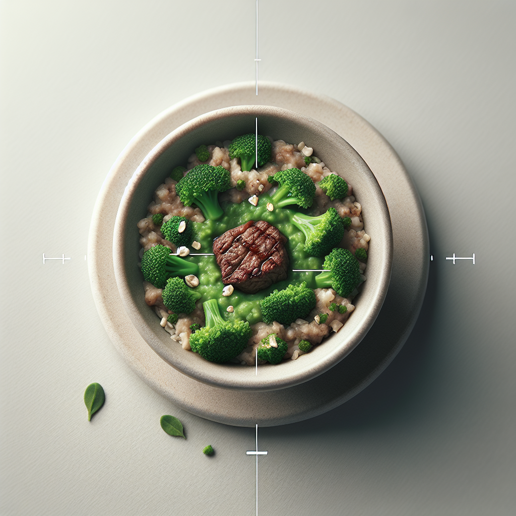 Beef Oat Broccoli Mash