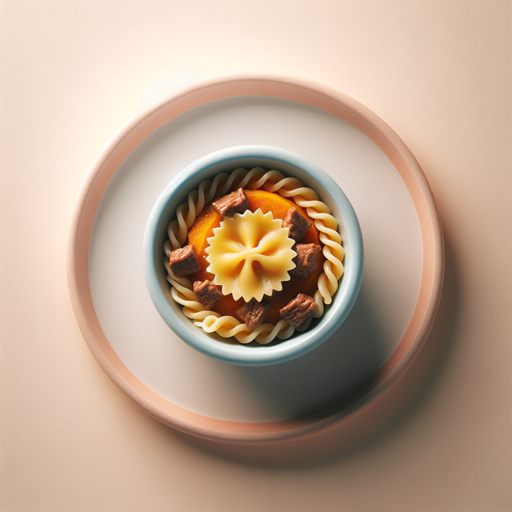 Beef Pasta Pumpkin Purée