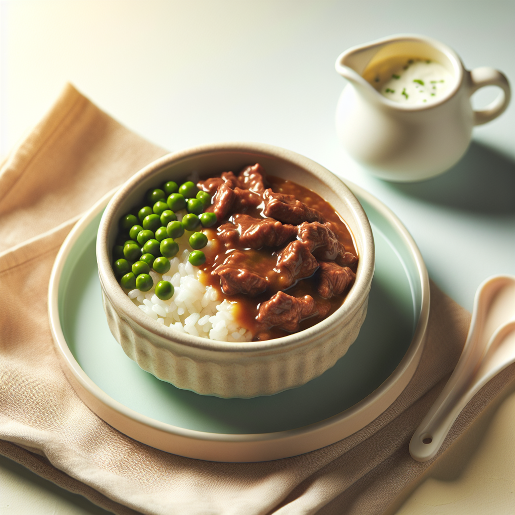 Beef Pea Rice Stew