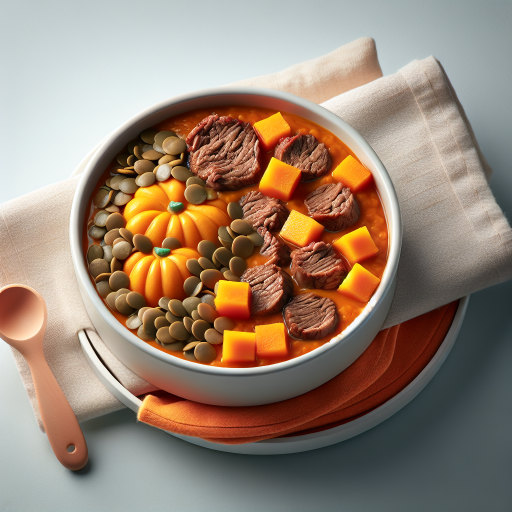 Beef Pumpkin Lentil Stew