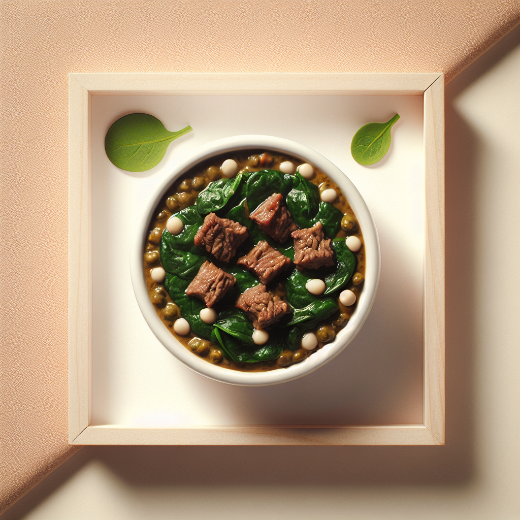 Beef Spinach Lentil Stew
