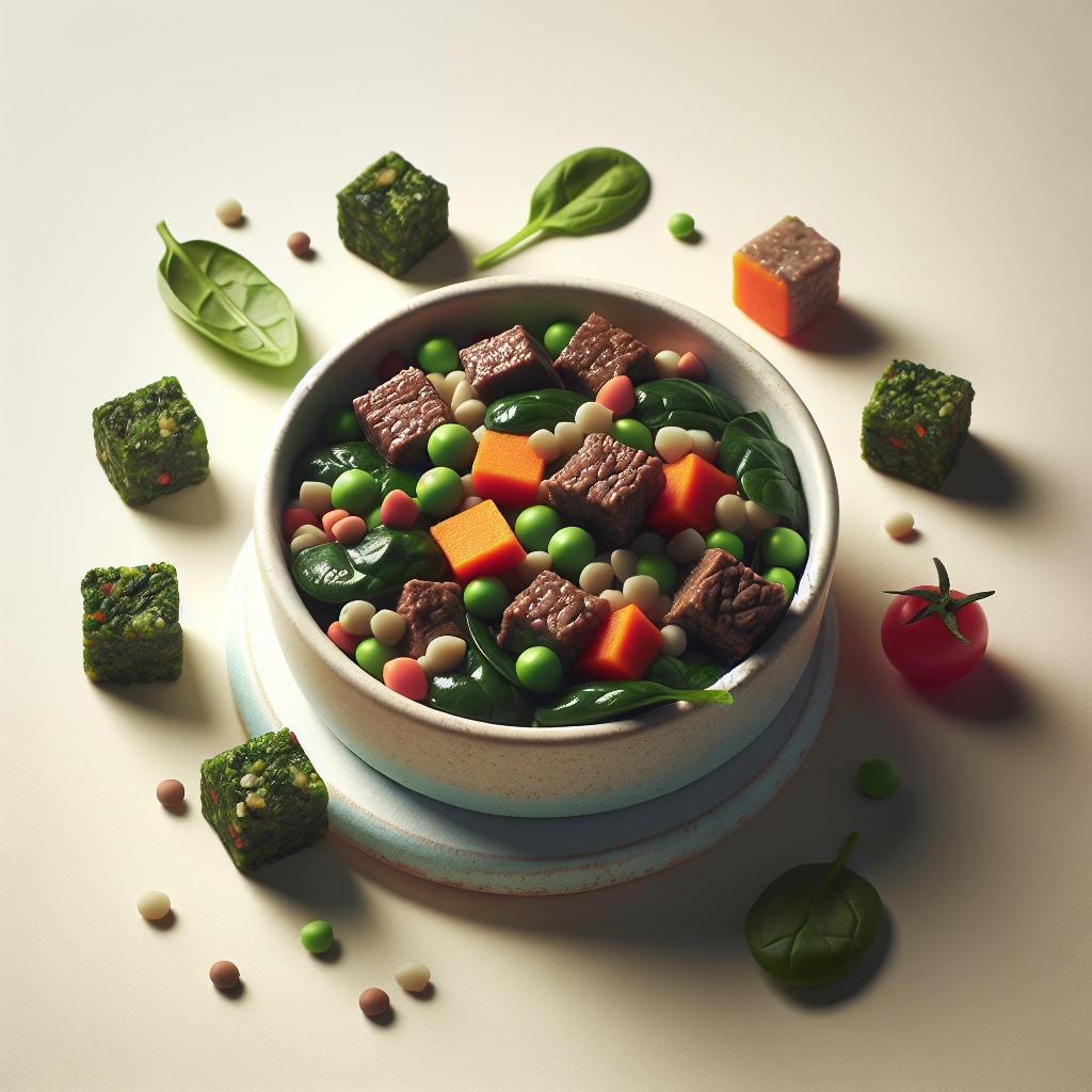 Beef Spinach Lentil Veggie Cubes