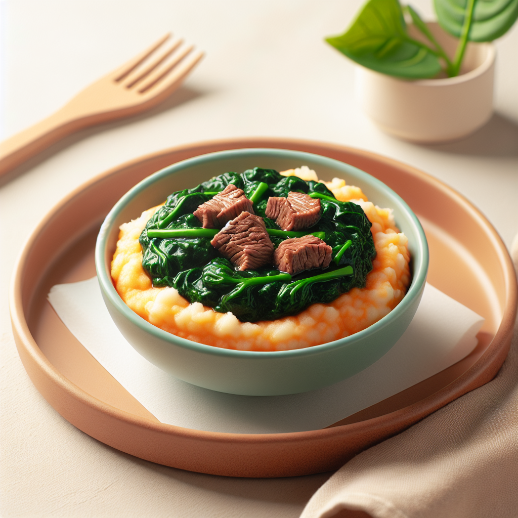 Beef Spinach Mash