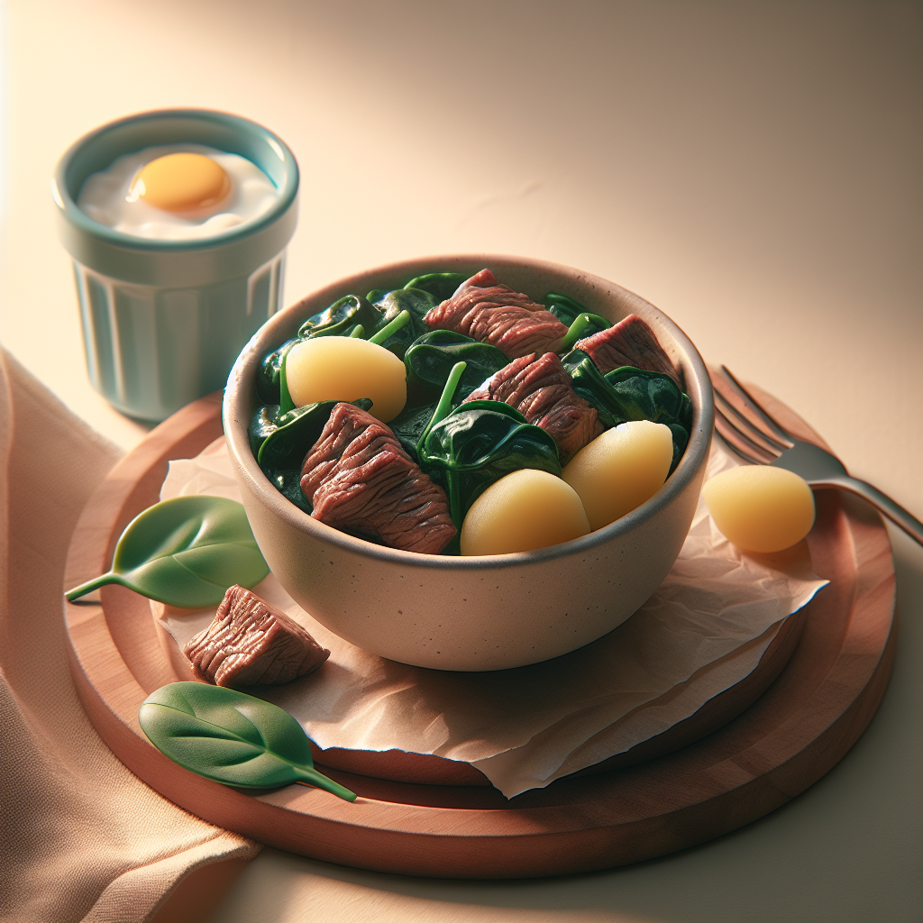 Beef Spinach Potato