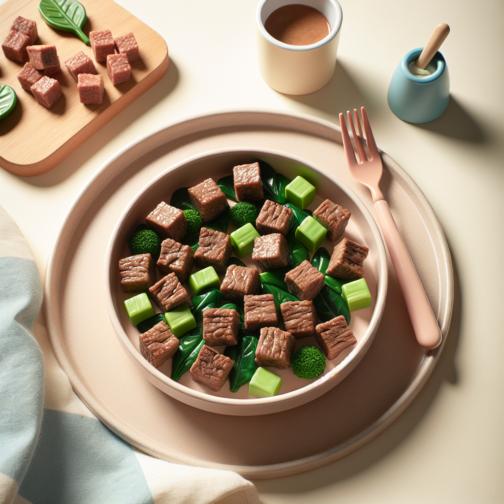 Beef Spinach Veggie Cubes