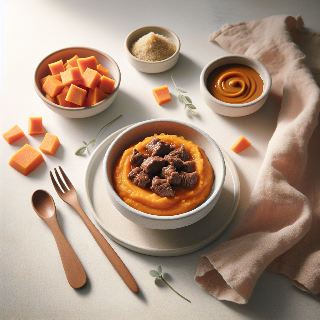 Beef Sweet Potato Purée
