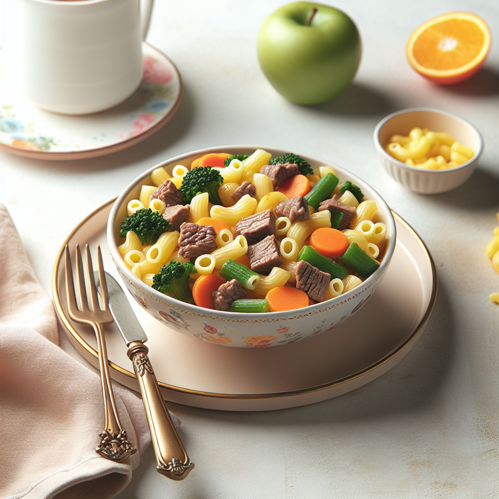 Beef Vegetable Macaroni