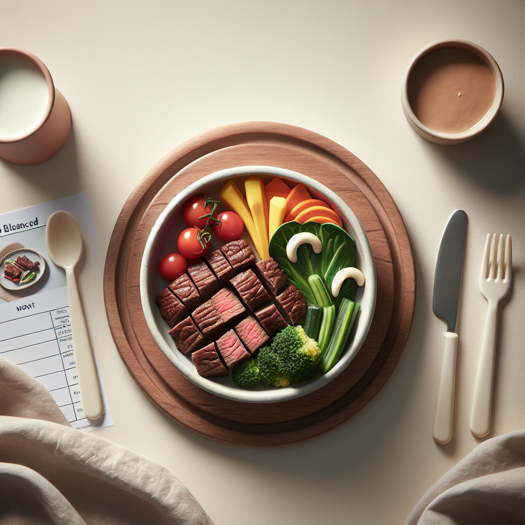 Beef Veggie Balanced Plate