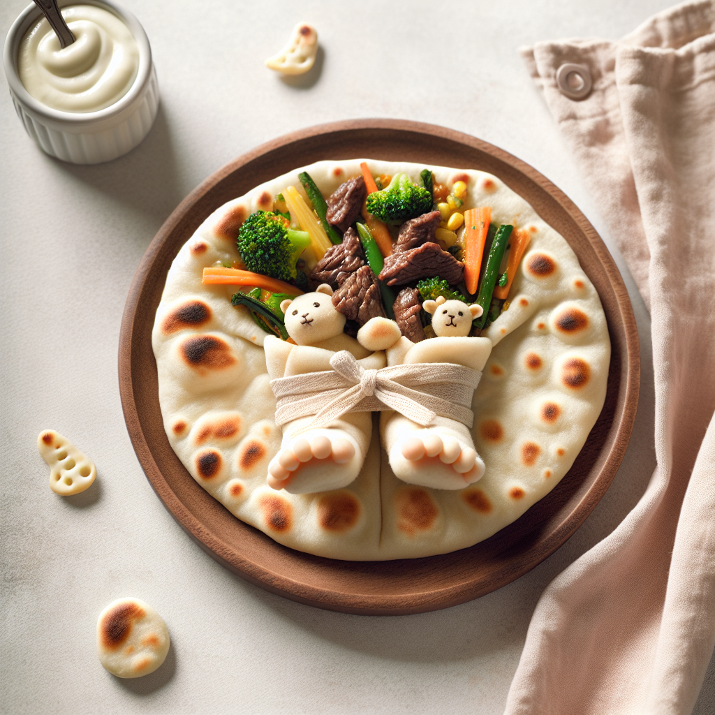 Beef Veggie Flatbread