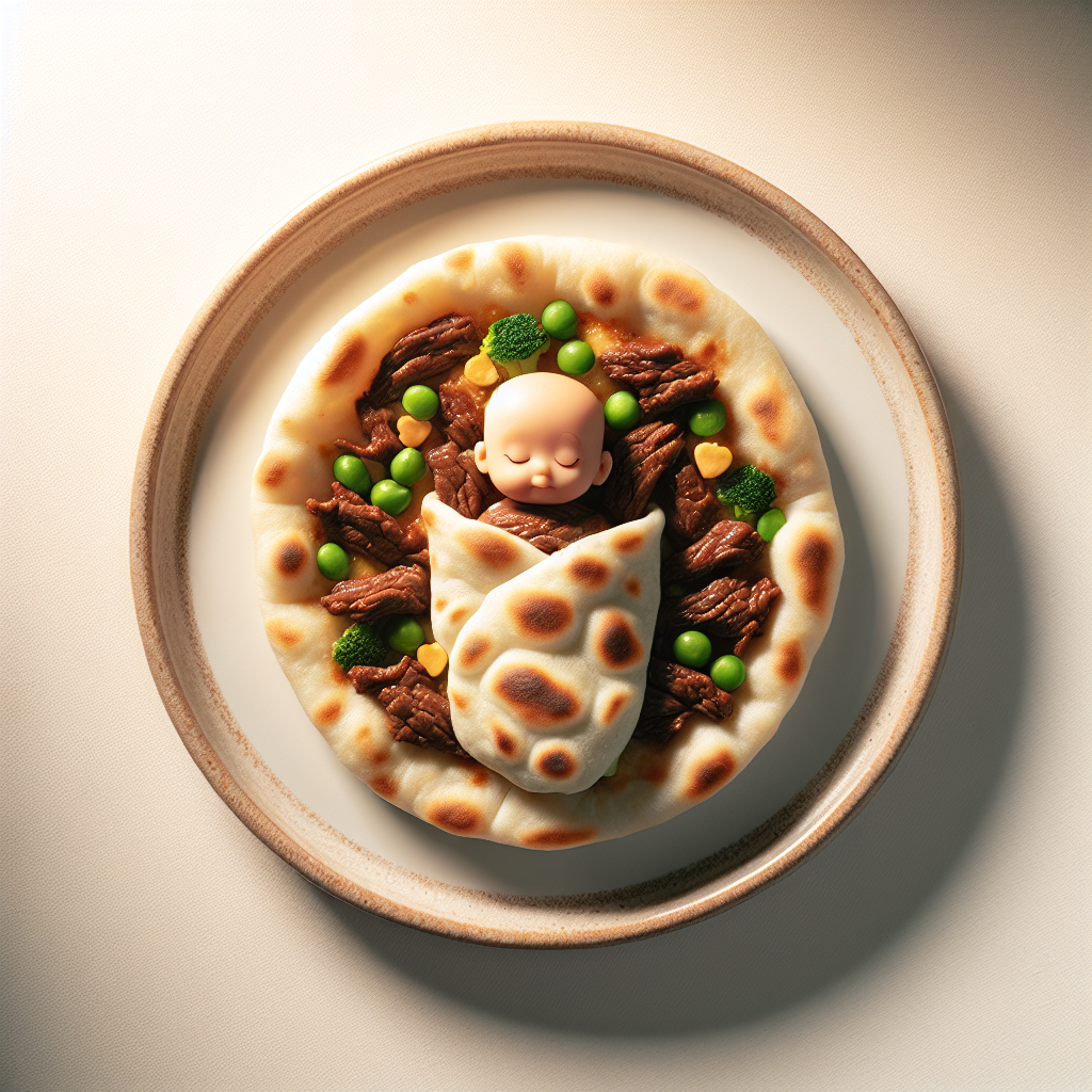 Beef Veggie Flatbread