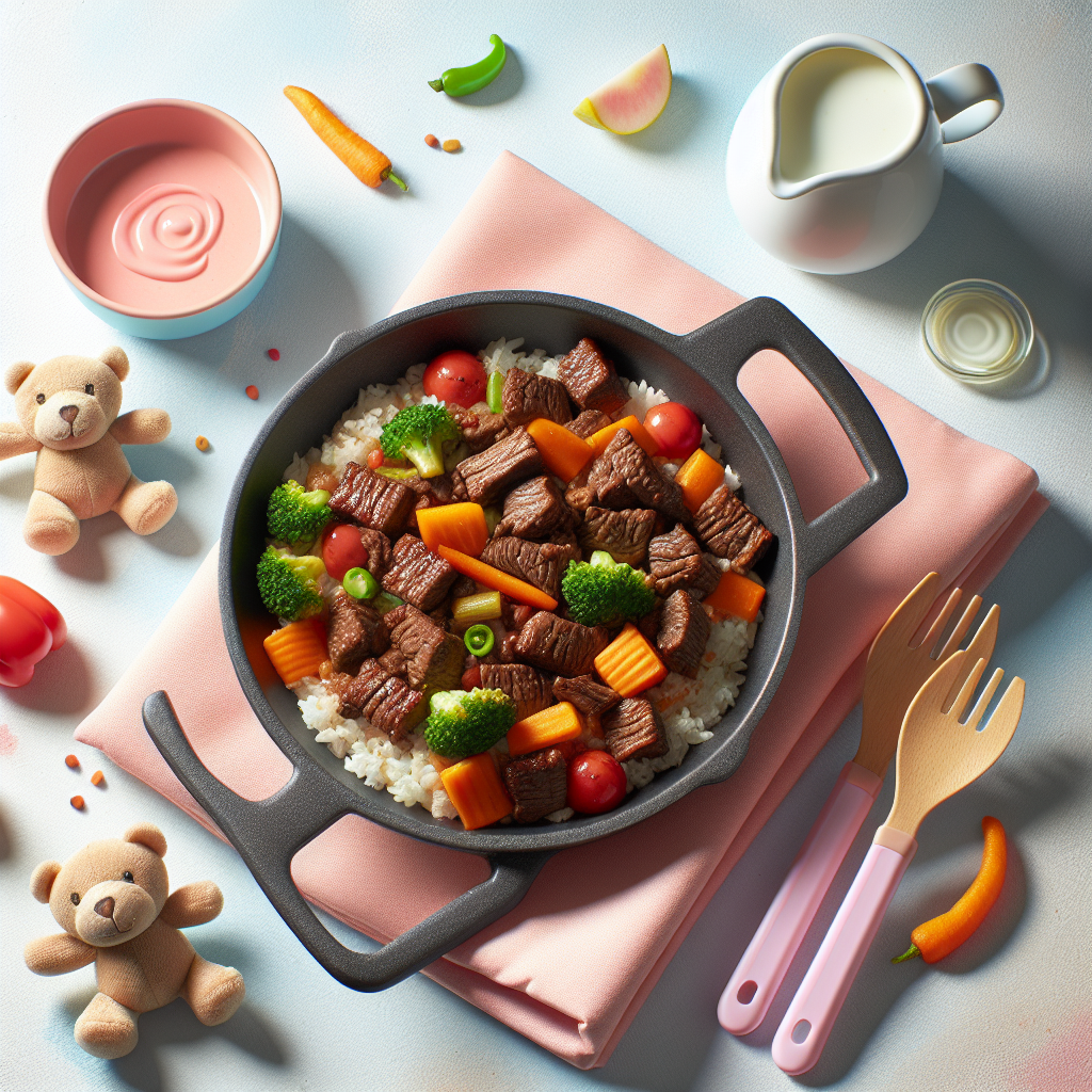 Beef Veggie Rice Skillet