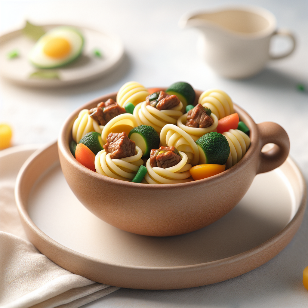 Beef Veggie Stuffed Pasta