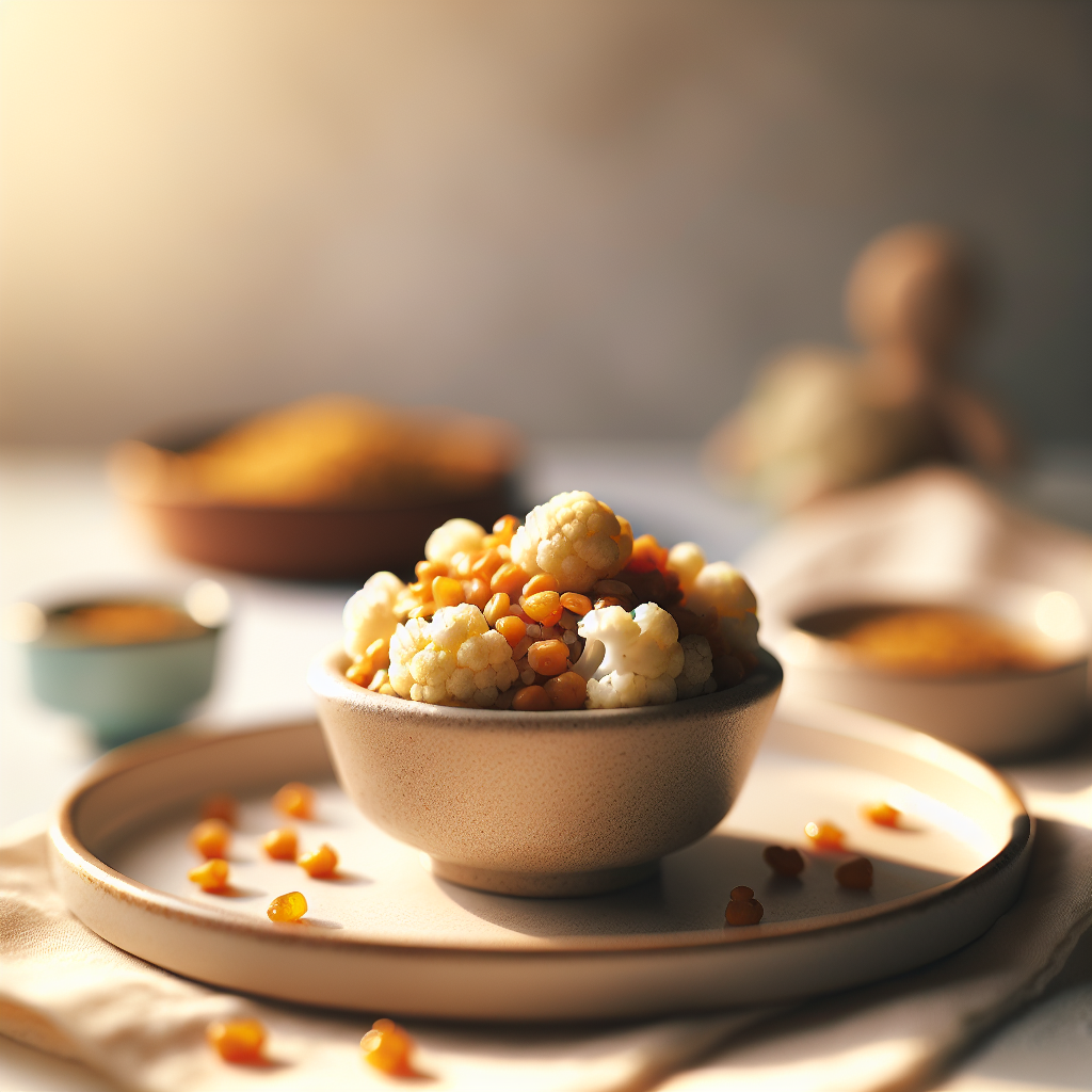 Cauliflower Lentil Rice