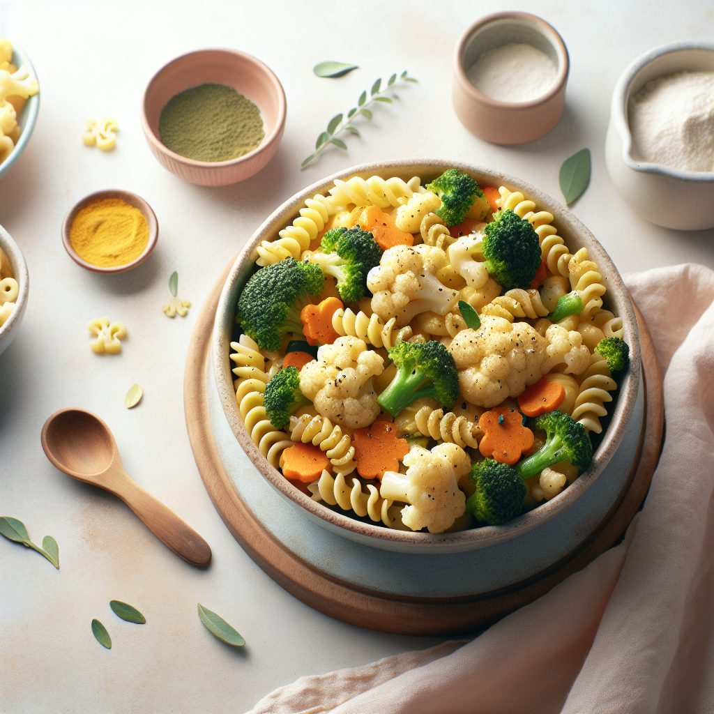 Cauliflower Veggie Pasta Bake