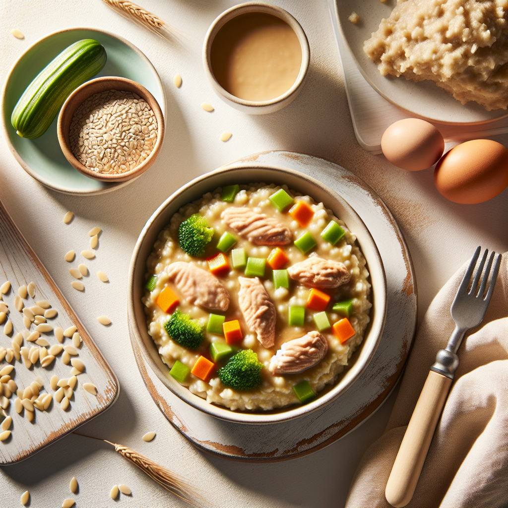 Chicken Barley Vegetable Mash