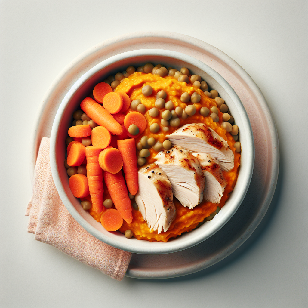 Chicken Carrot Lentil Mash
