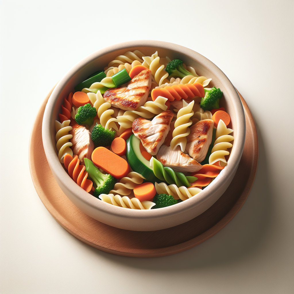 Chicken Carrot Veggie Pasta
