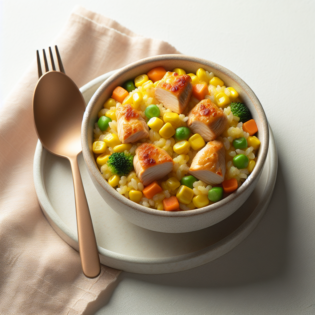 Chicken Corn Veggie Pilaf