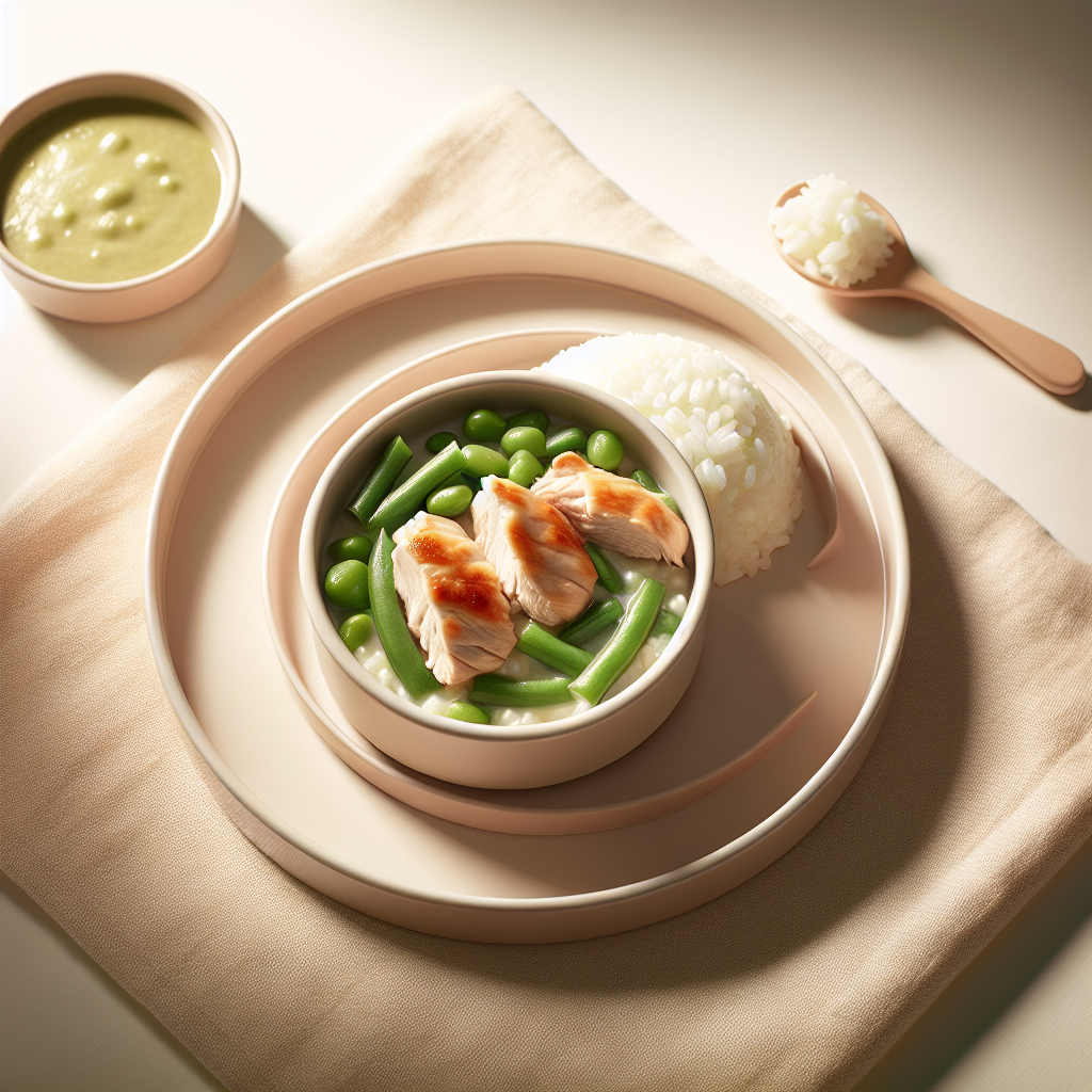 Chicken Green Bean Rice Purée