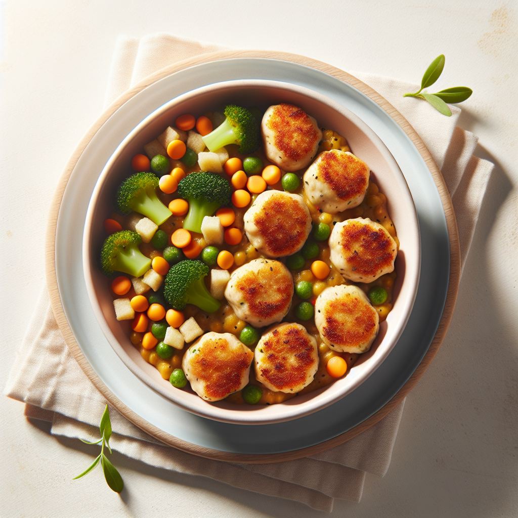 Chicken Lentil Veggie Nuggets