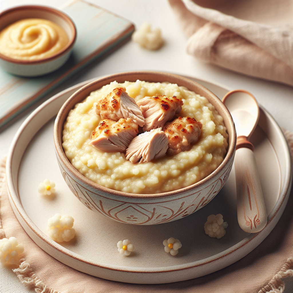 Chicken Millet Cauliflower Purée