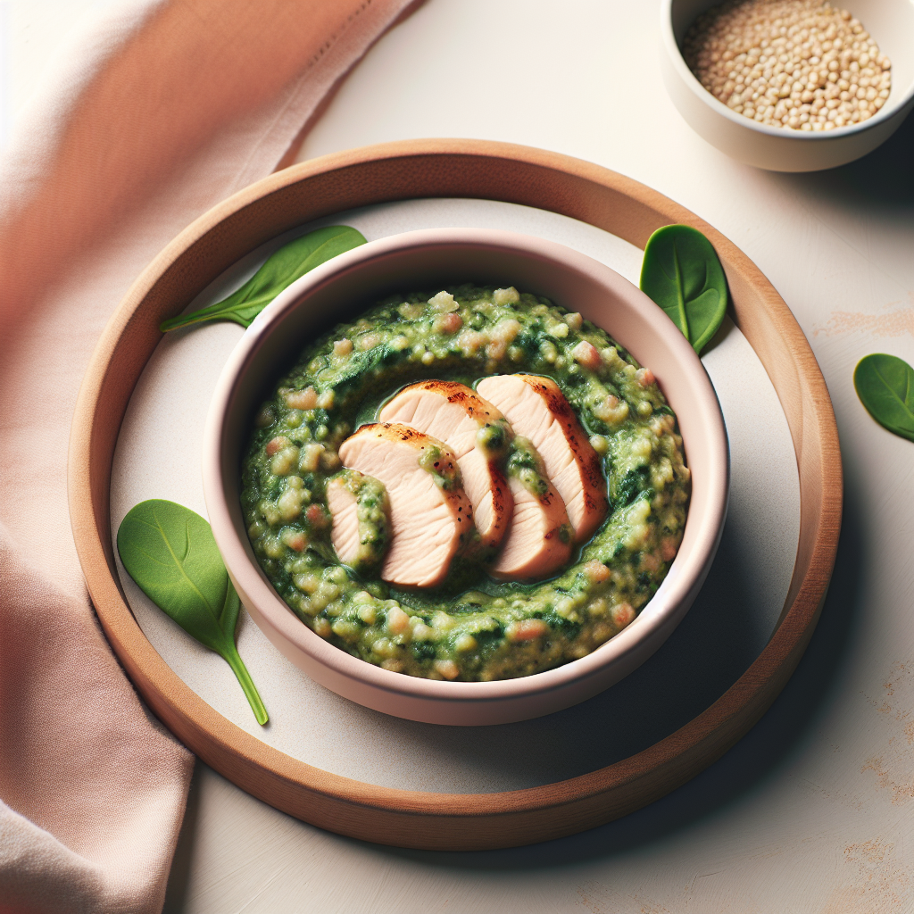 Chicken Millet Spinach Purée