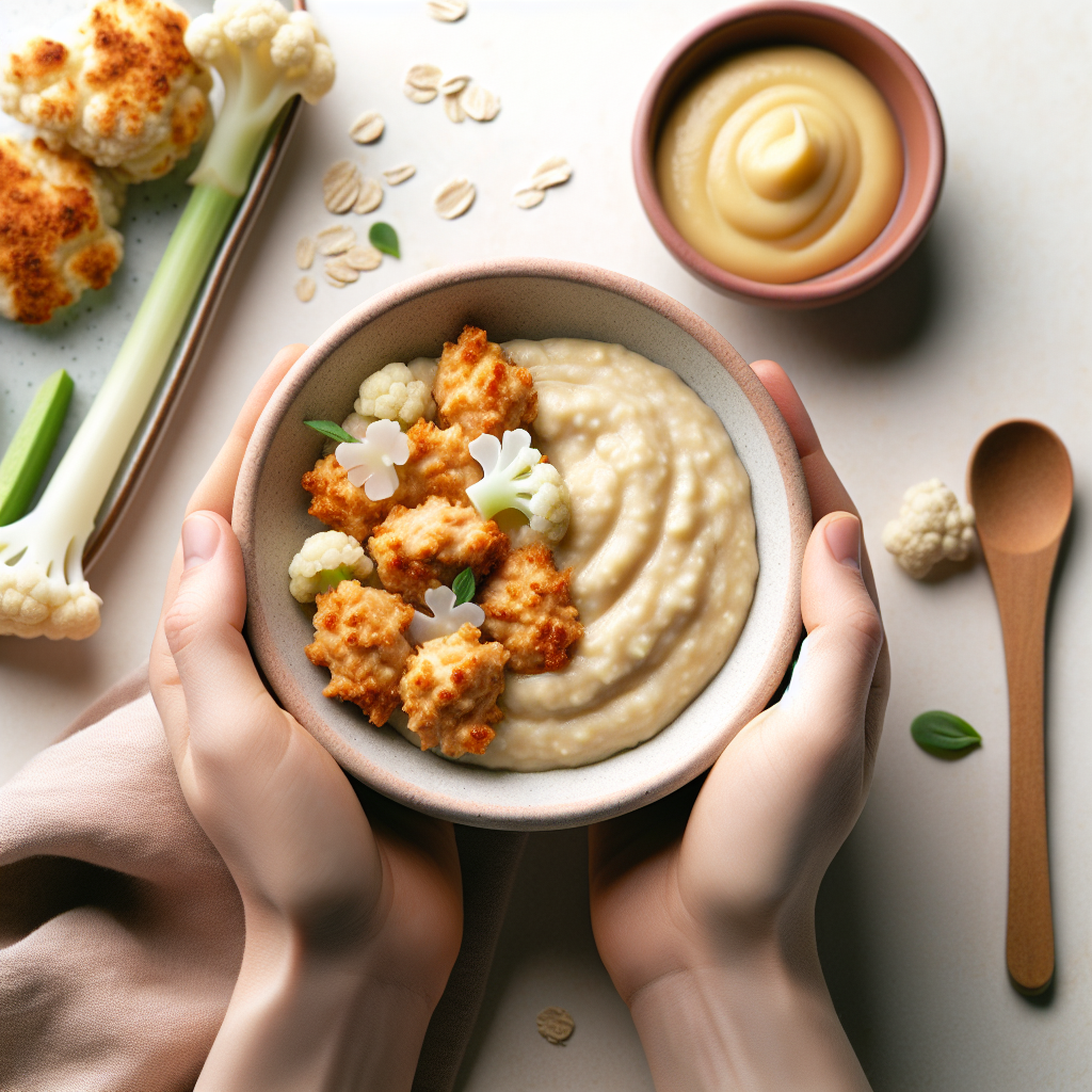 Chicken Oat Cauliflower Purée