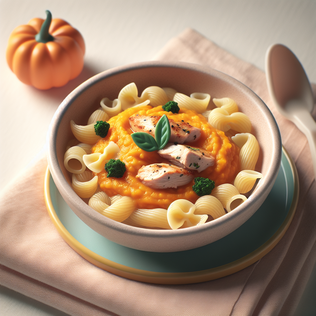 Chicken Pasta Pumpkin Mash