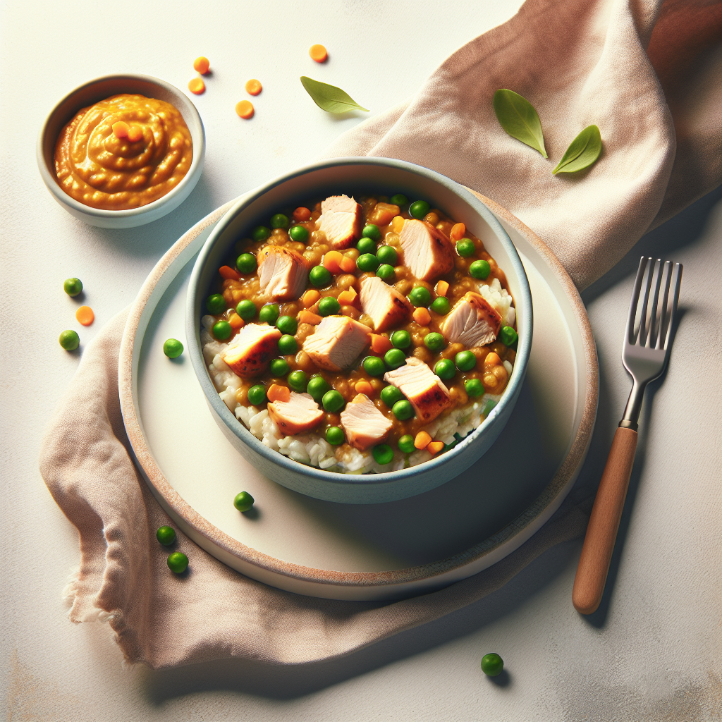 Chicken Pea Lentil Rice Mash