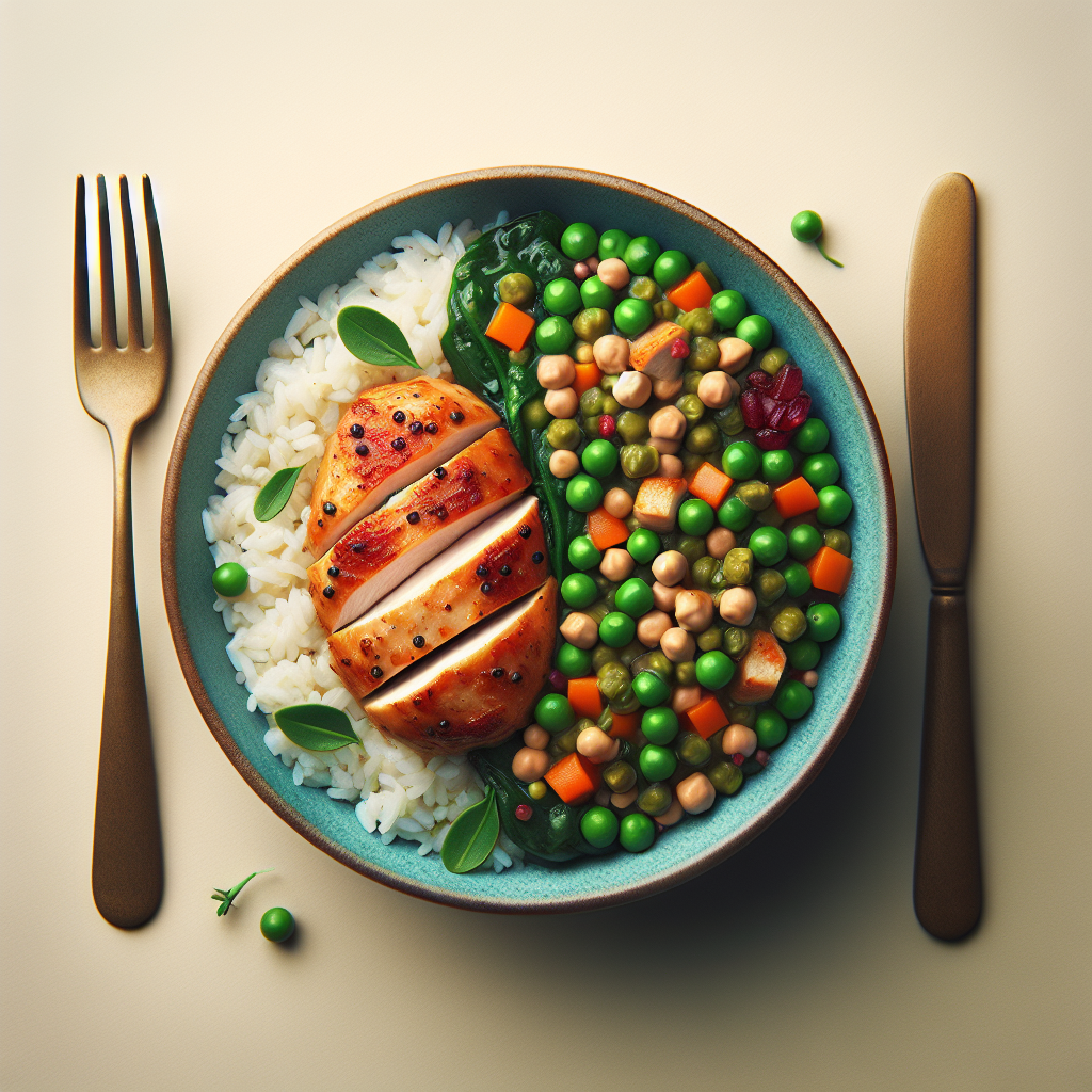 Chicken Pea Lentil Veggie Rice