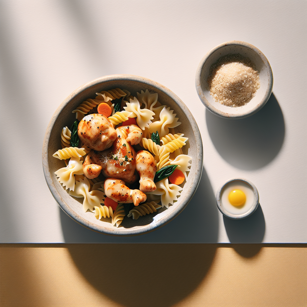 Chicken Quinoa Carrot Pasta